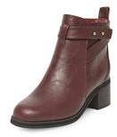 Dorothy Perkins Womens Bordeaux ankle boots- Brown