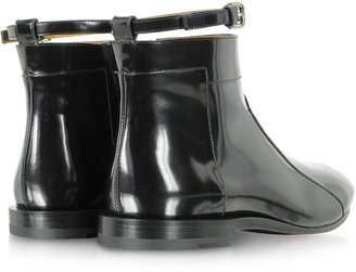 Jil Sander Lanika Black Patent Calf Leather Boot