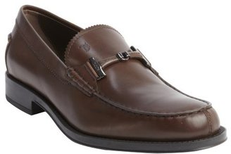 Tod's brown leather horsebit loafers
