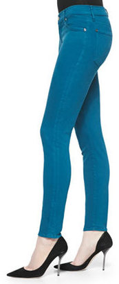 7 For All Mankind Slim Illusion PDF Brights Skinny Jeans, Nautical Teal