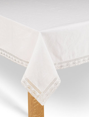 Marks and Spencer Crochet Embroidered Tablecloth