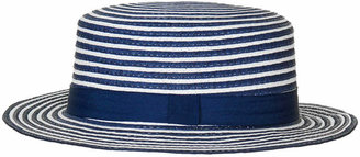 Topshop Straw Stripe Boater Hat