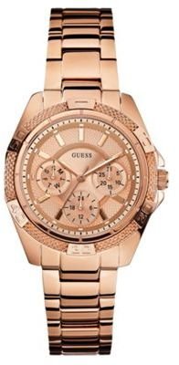 GUESS Ladies rose coloured multi-function watch