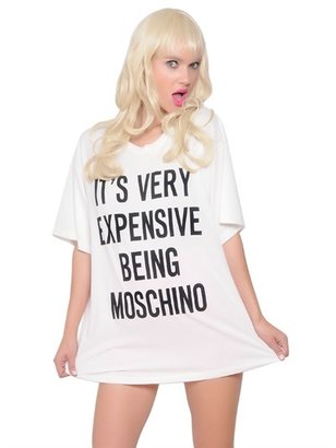 Moschino Printed Cotton T-Shirt