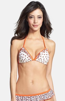 Marc by Marc Jacobs 'Chrissie's Floral' Ruffle Triangle Bikini Top