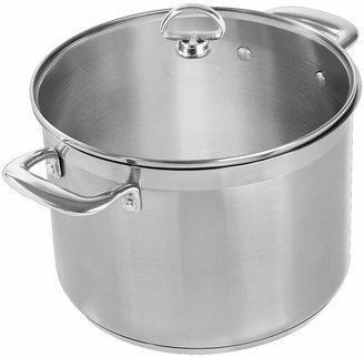 Chantal Induction 21 Steel 8-qt. Stockpot with Glass Lid