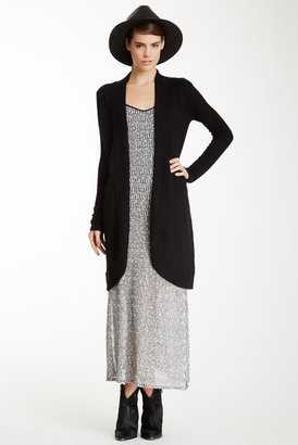 philosophy Cashmere Long Sleeve Open Front Cardigan