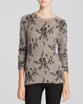 Equipment Sweater - Sloane Crewneck Floral Lace