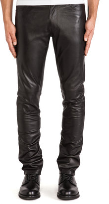 BLK DNM Leather Pant 25