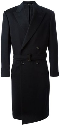 Canali belted overcoat