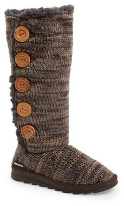 Muk Luks 'Malena' Button Up Crochet Boot (Women)