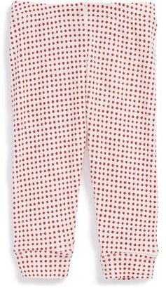 Tea Collection 'Woodblock Dot' Knit Cotton Pants (Baby Girls)