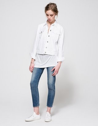 Alexander Wang Classic Tee With Pocket In White