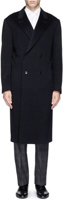 Canali Double breasted wool-cashmere coat
