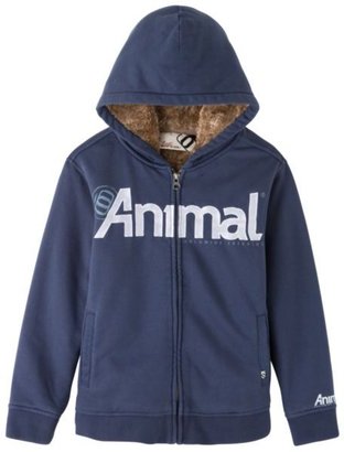 Animal Zip Hoodie, Blue