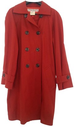 Saint Laurent Red Cotton Coat