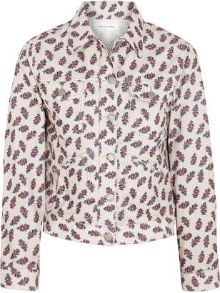 Etoile Isabel Marant Iggy floral-print corduroy jacket