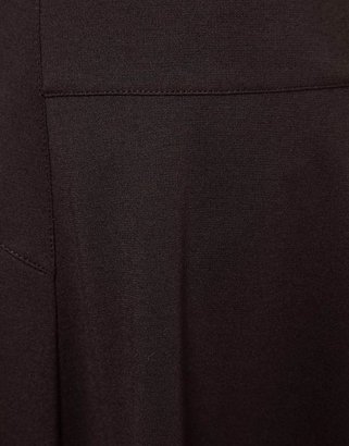 ASOS Midi Skirt with Stitch Waist Detail