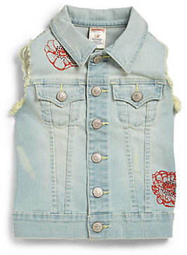 True Religion Toddler's & Little Girl's Leah Denim Vest