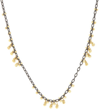 Ten Thousand Things Gold & Silver Beaded Cluster Necklace