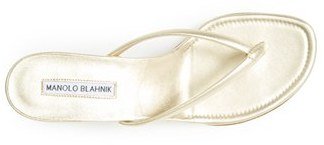 Manolo Blahnik 'Patwed' Wedge Sandal (Women)