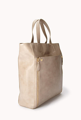 Forever 21 City-Chic Faux Leather Tote