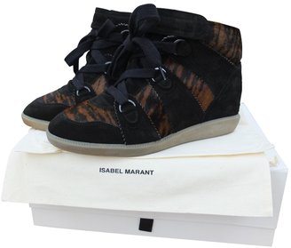 Isabel Marant Leopard print Pony-style calfskin Trainers