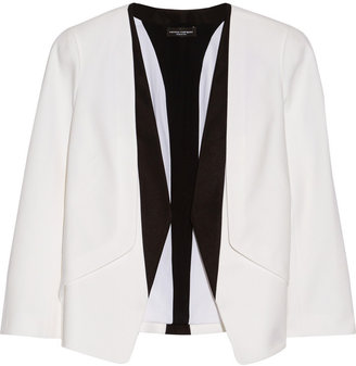 Narciso Rodriguez Silk faille-trimmed wool-crepe blazer