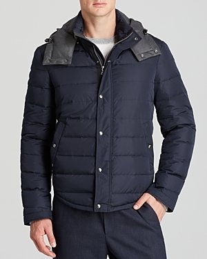 Vince Taffeta Quilted Puffer Jacket