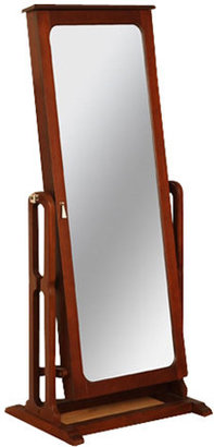Powell Marquis Cherry Cheval Jewelry Armoire with Mirror