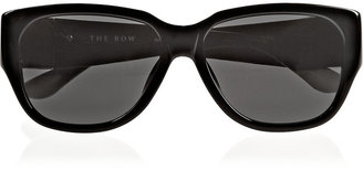 The Row Square-frame acetate sunglasses