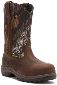Dan Post John Deere Women 10\" Camo Wellington Steel Toe Waterproof Hunting Boots JD3308