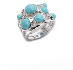 Ippolita Turquoise & Sterling Silver Constellation Ring