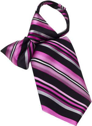 JCPenney Striped Zipper Tie