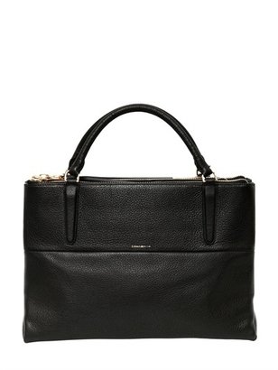 Coach Borough Grained Leather Top Handle Bag