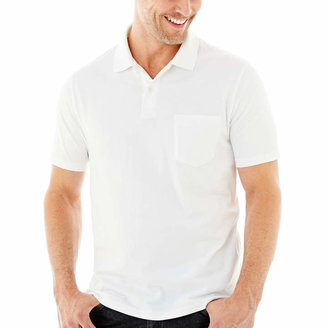ST. JOHN'S BAY Solid Jersey Polo