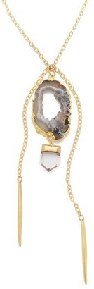 T. Kilburn Geode Crystal & Needles Necklace