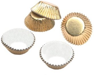 Wilton Foil Confectionary Cases, Pack of 75 - Gold