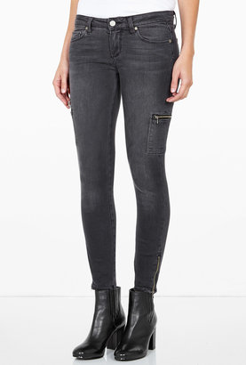 Paige Denim Ivy Moscow Skinny Jeans With Zip Detail