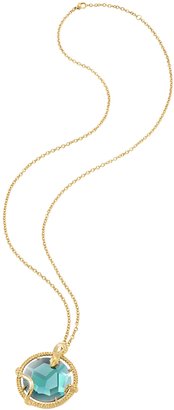 Just Cavalli Just Queen Golden Necklace w/Pendant