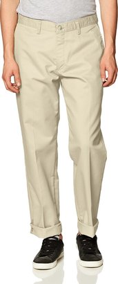 Lee Men's Total Freedom Relaxed Fit Flat Front Pant - 42W x 34L - Sand