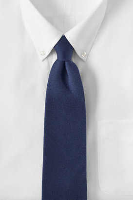 Lands' End Men's Silk Wool Necktie