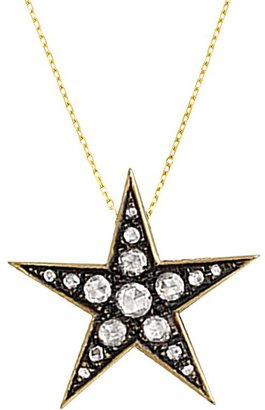 London Road 9ct Gold Portobello Starry Night Large Diamond Star Pendant