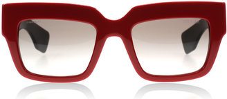Prada 28Ps Sunglasses Red and Black SMN0A7