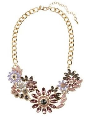 Limited Edition Multi-Faceted Floral Embellished Necklace