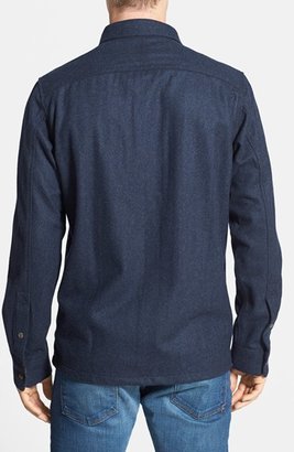 Timberland 'Hubbard River' Regular Fit Melton Wool Blend Sport Shirt