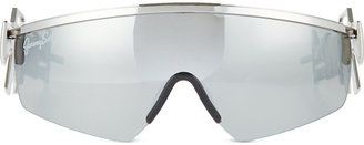 Jeremy Scott Shield Lens Machine Gun Sunglasses