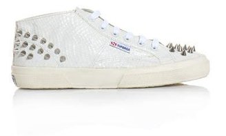 Superga GILES X Watersnake studded high top trainers
