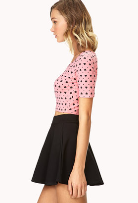 Forever 21 Sweetheart Crop Top