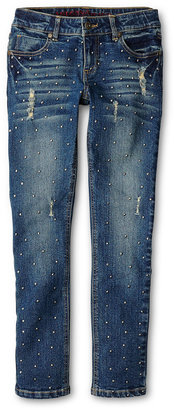 Arizona Studded Skinny Jeans - Girls 6-16 and Plus